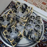 بلور۶نفره سوگا ژاپن اصل|ظروف سرو و پذیرایی|قم, کیوانفر|دیوار