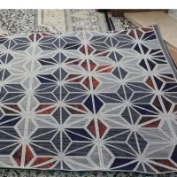گلیم ماشینی طرح دار