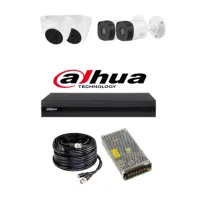 پکیج 4 عددی دوربین مداربسته داهوا نصب و تعمیرات|دوربین مداربسته|گنبد کاووس, |دیوار