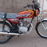 پرواز 125 استارتی مدارک تکمیل  با بیمه وکارت سوخت