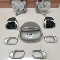 پروژکتور ۲۰۶ valeo فرانسه و ست دکوراتیو نقره ای