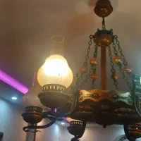 لوستر چوبی ۴شاخه