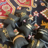 دستبندچرمی و استیل