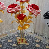 گل اباژوری انتیک|چراغ خواب و آباژور|اردبیل, |دیوار