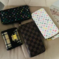 کیف پول برند لویی ویتون بربری LV Burberry