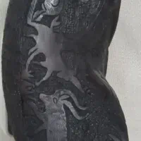 کشکول قدیمی چوبی تمام‌منبت قدمت پهلوی