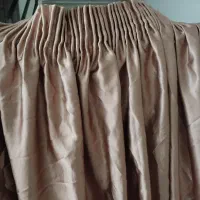 پرده ساتن رنگش کالباسی خوشرنگ|پرده، رانر، رومیزی|رشت, استادسرا|دیوار