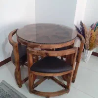 میز ناهار خوری کم جا چوبی|میز و صندلی غذاخوری|ساری, |دیوار