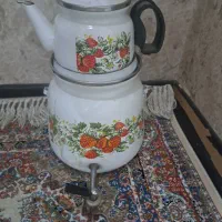 سماور  و کتری قوری لعابی