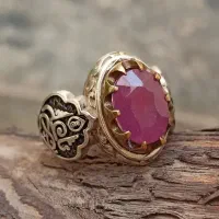 انگشتر نقره اسپرت یاقوت سرخ اعلا