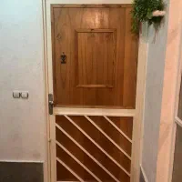 درب منزل چوبی فلزی