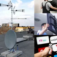 نصب آنتن و تلویزیون و راه اندازی
