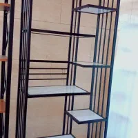 کتابخانه شلف استند چوب وفلز