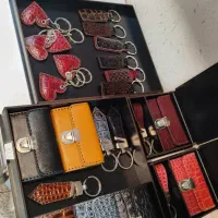 ست چرم طبیعی دستدوز (کادویی ولنتاین، تولد، عیدی)