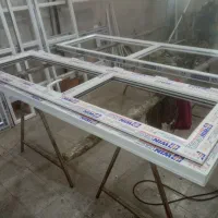 درب وپنجره دوجداره Upvc آلومینیوم توری