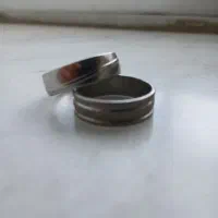 حلقه. ازدواج استیل رنگ ثابت|جواهرات|یاسوج, |دیوار