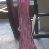 حراج کریستال چک کنارسالنی رنگی ظرف ظروف آنتیک