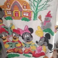 پرده زیبا سالم مرتب