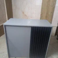 فروش فوری میز کانتر+استندچوب جمع کن+رگال لباس