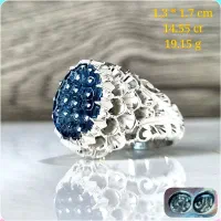 انگشتر بلو توپاز