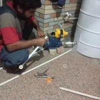 لوله کشی آب و فاضلاب جوشکاری وتخریب