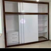 کمد دیواری ام دی اف سفید براق فقط یک هفته|جاکفشی، کمد، دراور|زنجان, |دیوار