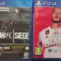 بازی rainbowsix و fifa2020 برای ps4