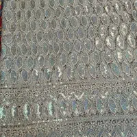 پارچه گیپور پولکی