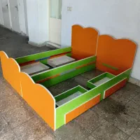 تخت دونفره دوتخت کوچیک کشودار|تخت و سرویس خواب|تهران, مدائن|دیوار