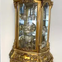 ویترین منبت کاری و کنسول دار