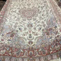 جفت ۶ متری دستبافت طرح تبریز ریز بافت گل ابریشم|فرش|تهران, یوسف‌آباد|دیوار