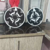 تک زیبا با نقش بز کوهی