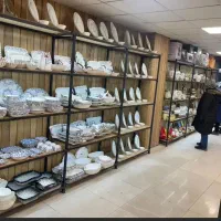 قفسه نشکن شیشه ای /چوبی