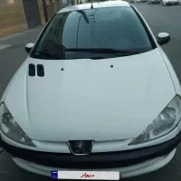 ۲۰۶ تیپ ۲ سفید رنگ مدل ۸۹