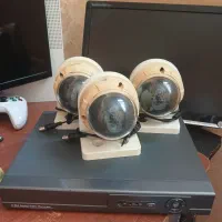 دستگاه dvr به همراه ۳ تا دوربین و مانیتور با کابل|دوربین مداربسته|مشهد, جاهد شهر|دیوار