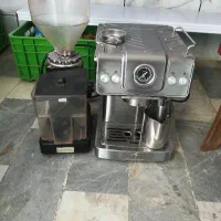 اسپرسو ساز نمیه صنعتی مباشی. آسیاب لواک