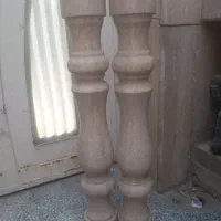 نرده سنگ گرد تعداد ۵عدد