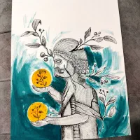 نقاشی|تابلو، نقاشی، عکس|تهران, خواجه نظام الملک|دیوار