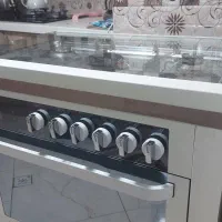 اجاق گاز ۵ شعله فردارحرفه ای لوکاتی ایتالیایی|اجاق گاز و لوازم برقی پخت‌وپز|اصفهان, مهدی آباد|دیوار