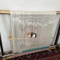 دارقالی دو طرفه با تابلو فرش روی دار قالی