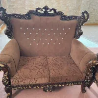 مبل سلطنتی هشت نفره در حد نو|مبلمان خانگی و میز عسلی|خشکبیجار, |دیوار