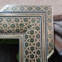 قاب عکس خاتم کاردست مال ۴۰سال پیش|کلکسیون اشیاء عتیقه|قم, آزادگان|دیوار