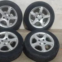 رینگ پژو ۴۰۵ پارس سمند و لاستیک خارجی ۹۰درصد