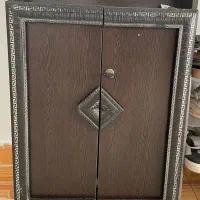 جاکفشی چوبی قهوه‌ای