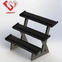 رک دمبل ۳ طبقه باشگاهی(آسافیت)