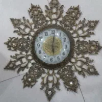 ساعت برنجی طرح خورشید ۱۲پر