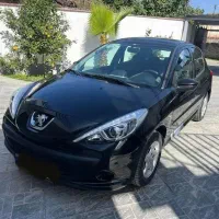 rent /رنت 207 اجاره خودرو  مشکی 206 1404رنت ماشین