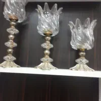 ۲عددمبل کارکرده و۳عدد جا شمعی|صنایع دستی و سایر لوازم تزئینی|قم, چهل درخت‎|دیوار