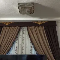 پرده تزیینی پارچه درجه یک|پرده، رانر، رومیزی|بوشهر, |دیوار