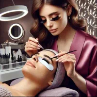 آموزش اکستنشن وکاشت مژه و لیفت ولمینت مژه و ابرو